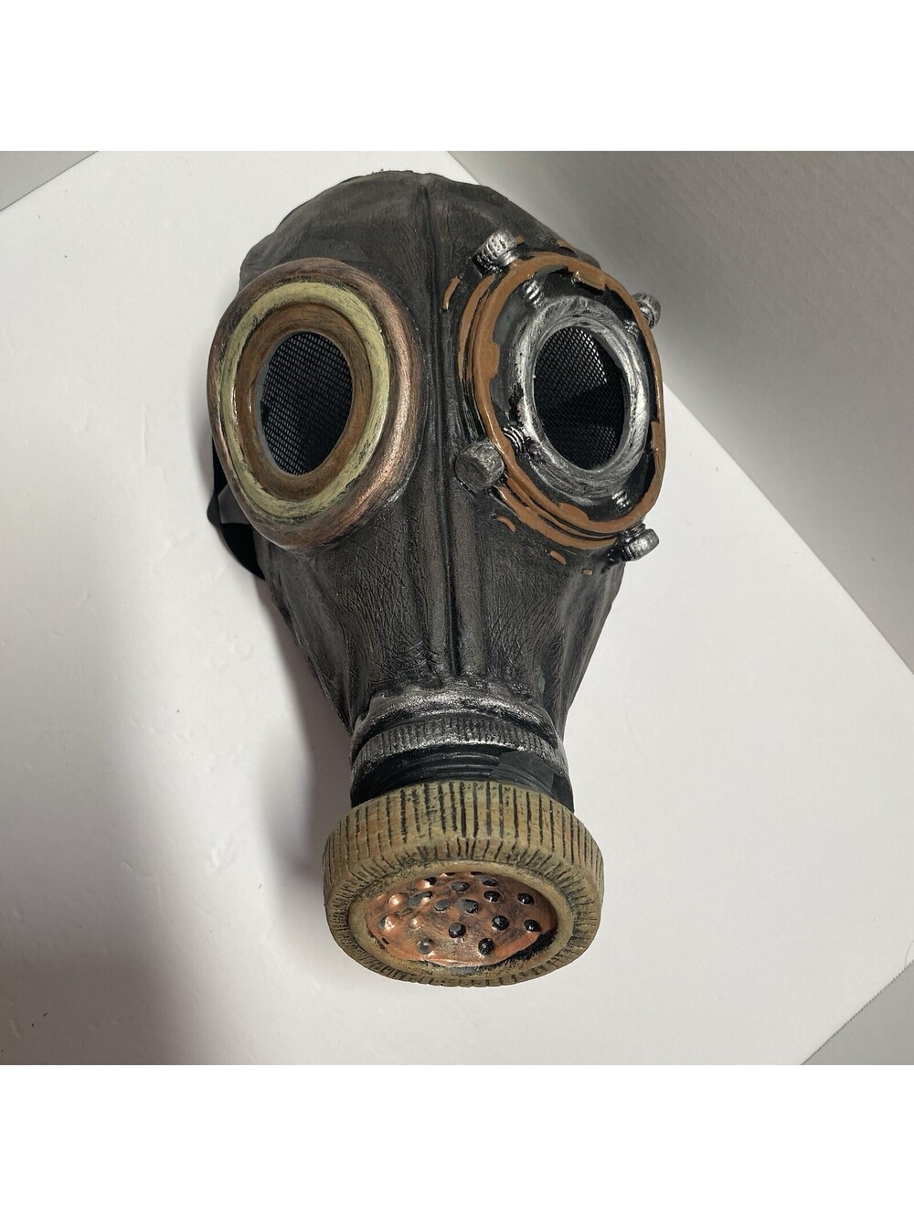 Steampunk WWI Military Gas Mask Replica Halloween Costume Prop Thick Rubber